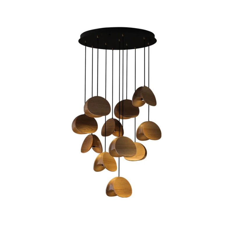 Wood Pendant Light for Home Decor | Elegant Warm Lighting Fixture