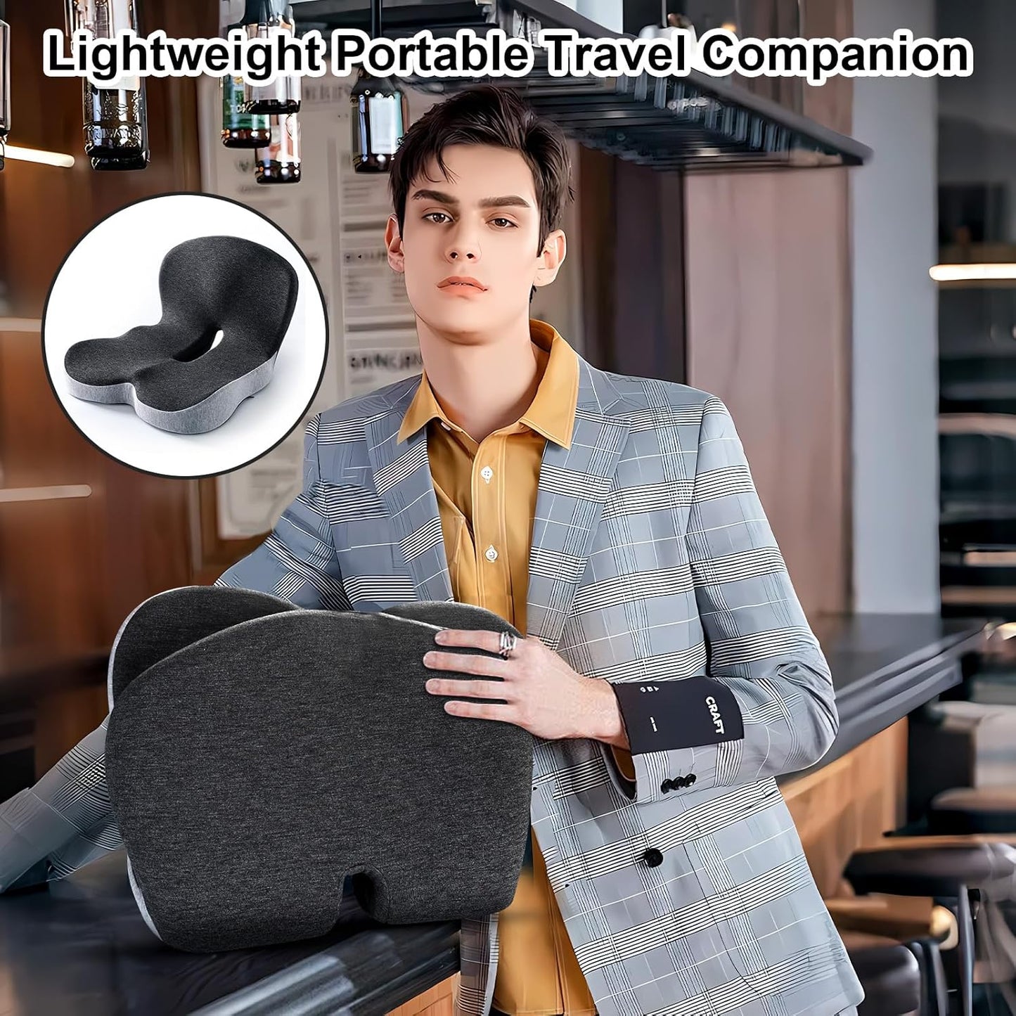 Seat Cushions with Back lumbar support for mobility scooter