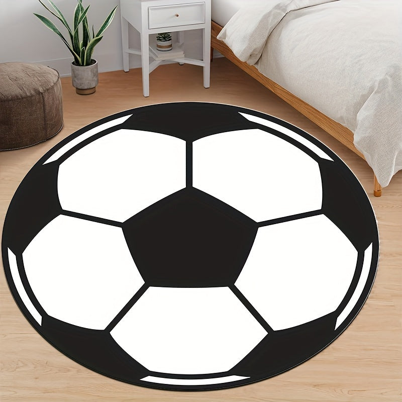 Non-Slip Football Area Rug for Home Decor and Sports Enthusiasts