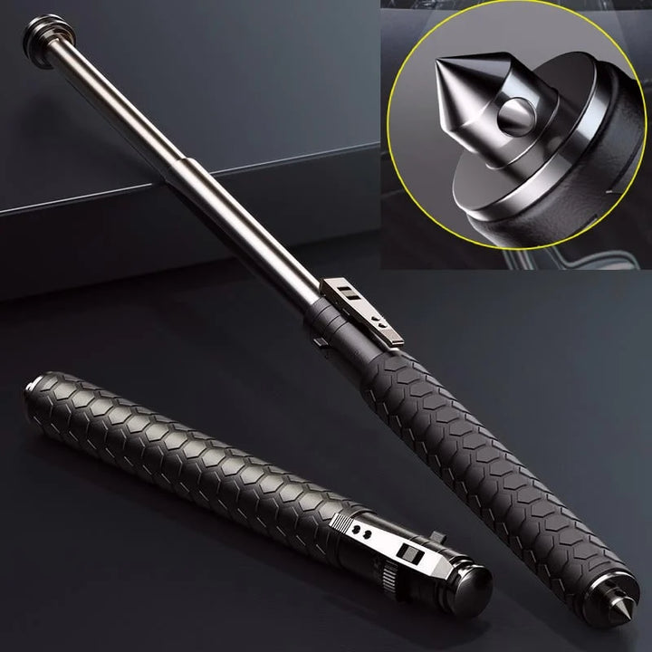 Self-Defense Walking Stick – Adjustable Hiking Cane with Safety Features