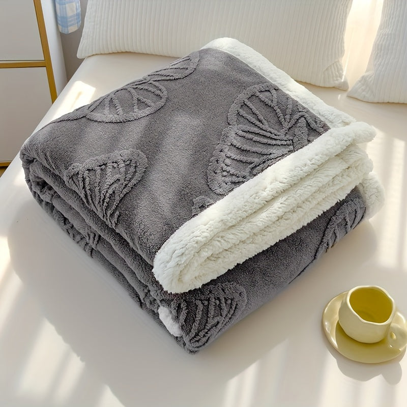 Ultra-Soft Reversible Blanket for Cozy Home Decor with Butterfly Design