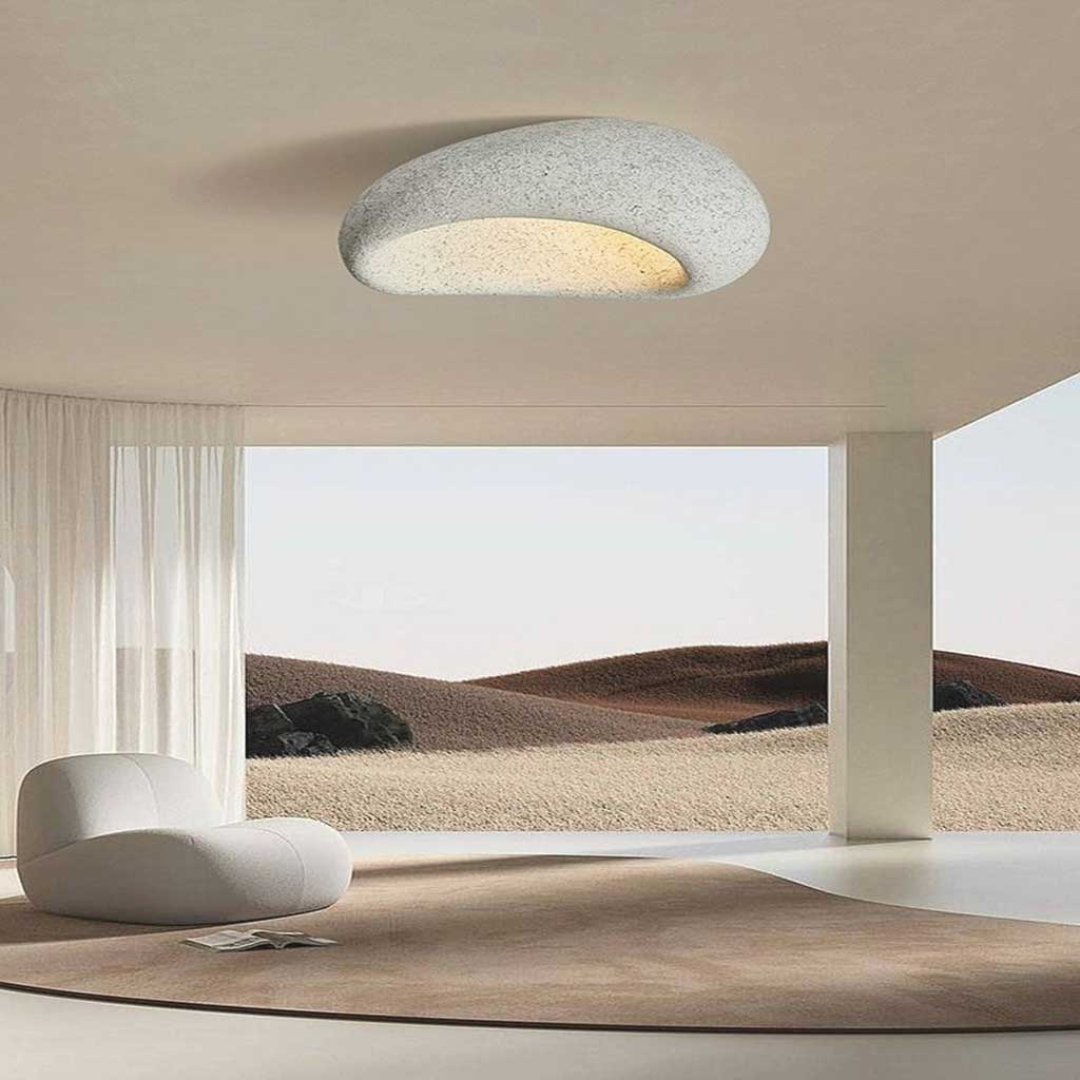 Modern Wabi Sabi Ceiling Light for Home and Office - Stylish Design