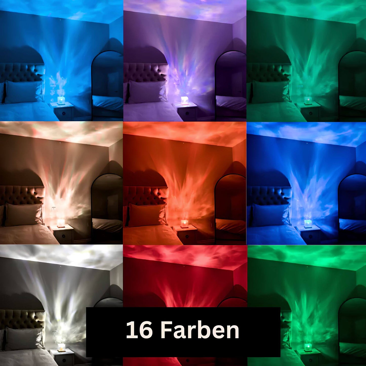 Northern Lights Lamp for Home Decor - Soothing LED Light Display