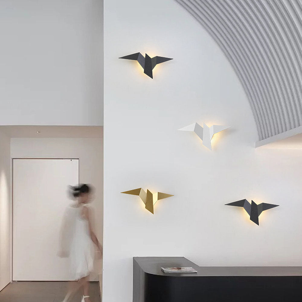 Iron Bird Wall Light for Home Decor – Creative Metal Lighting Fixture