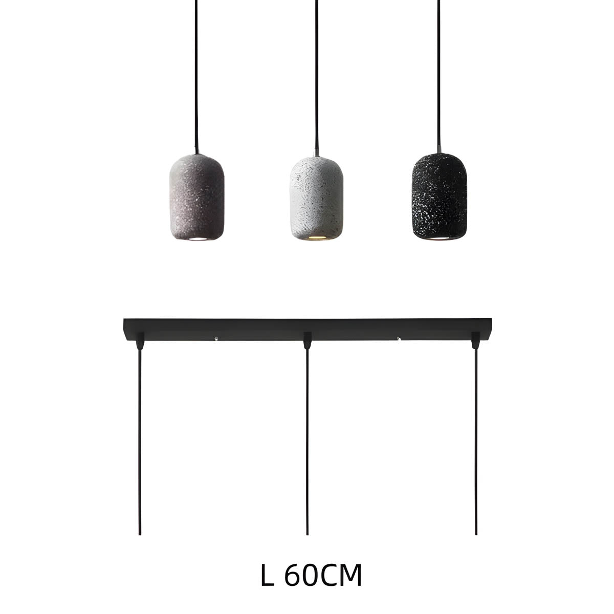 Industrial Pendant Light with Robust Design for Home and Office Use