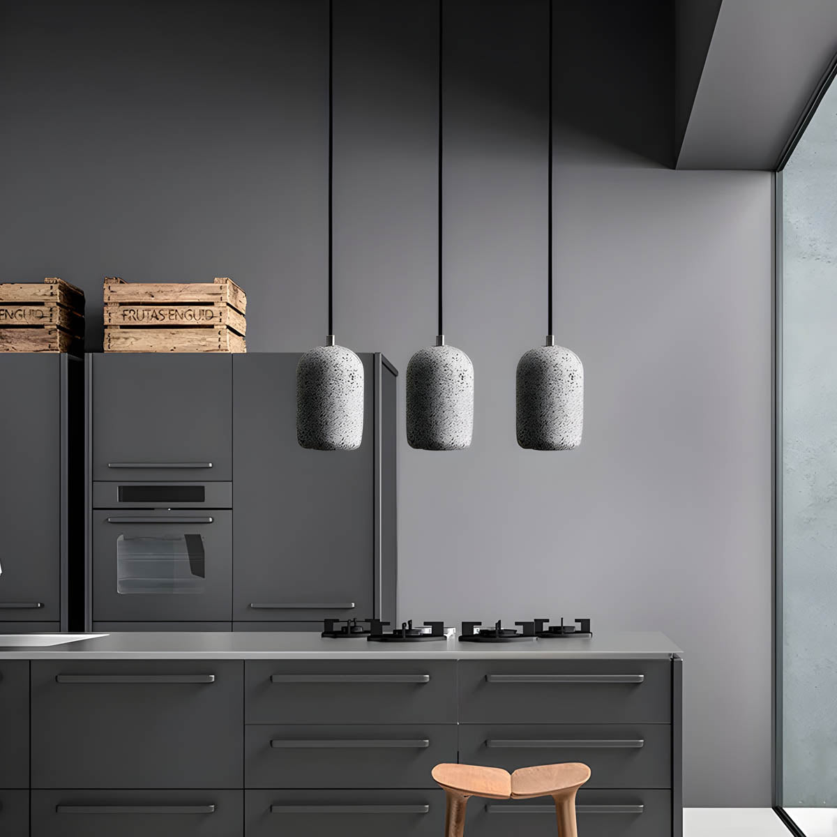 Industrial Pendant Light with Robust Design for Home and Office Use