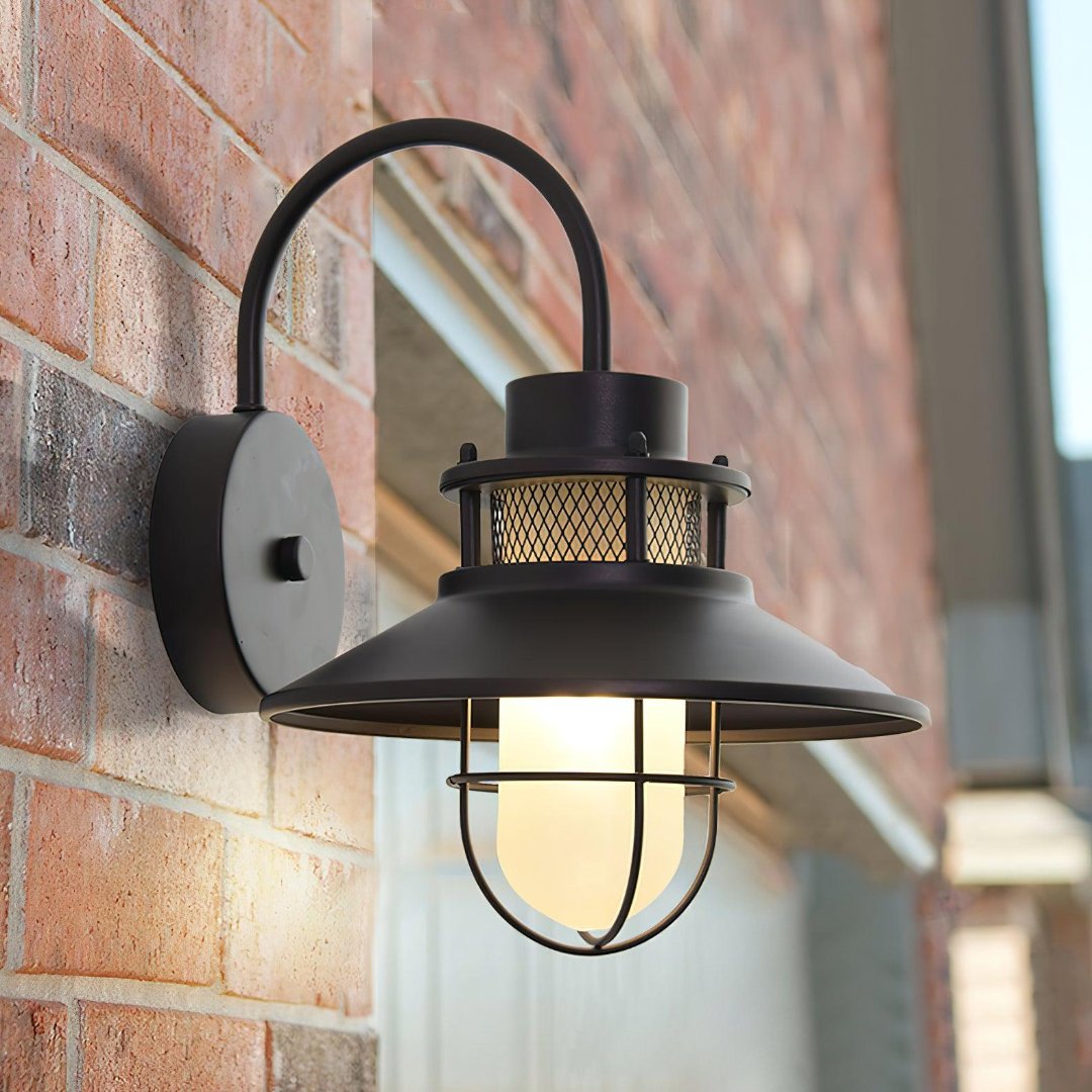 Outdoor Wall Light Fixture - Elegant Design for Home and Garden Illumination