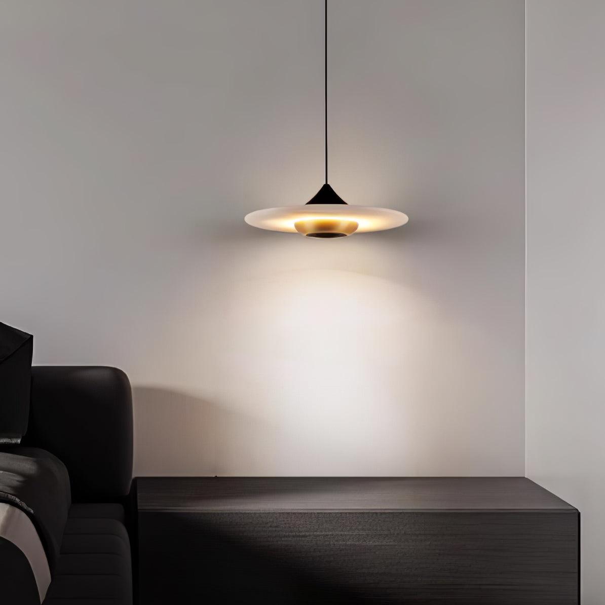Marble Pendant Light | Elegant Flat Design for Home and Office Decor