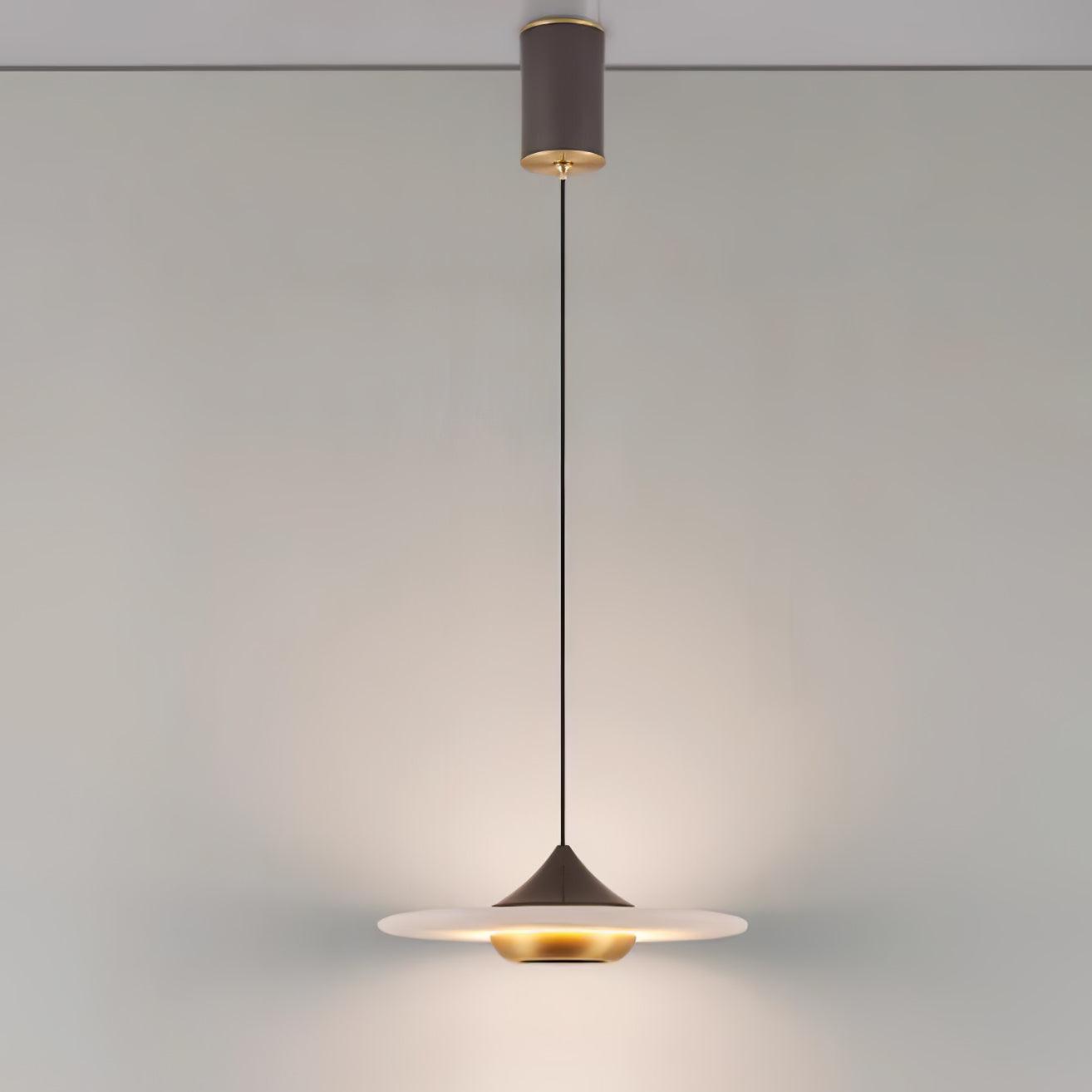 Marble Pendant Light | Elegant Flat Design for Home and Office Decor