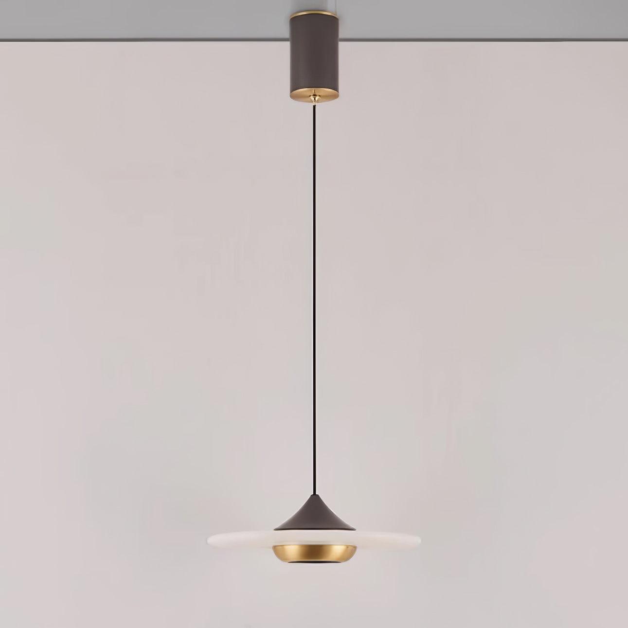 Marble Pendant Light | Elegant Flat Design for Home and Office Decor