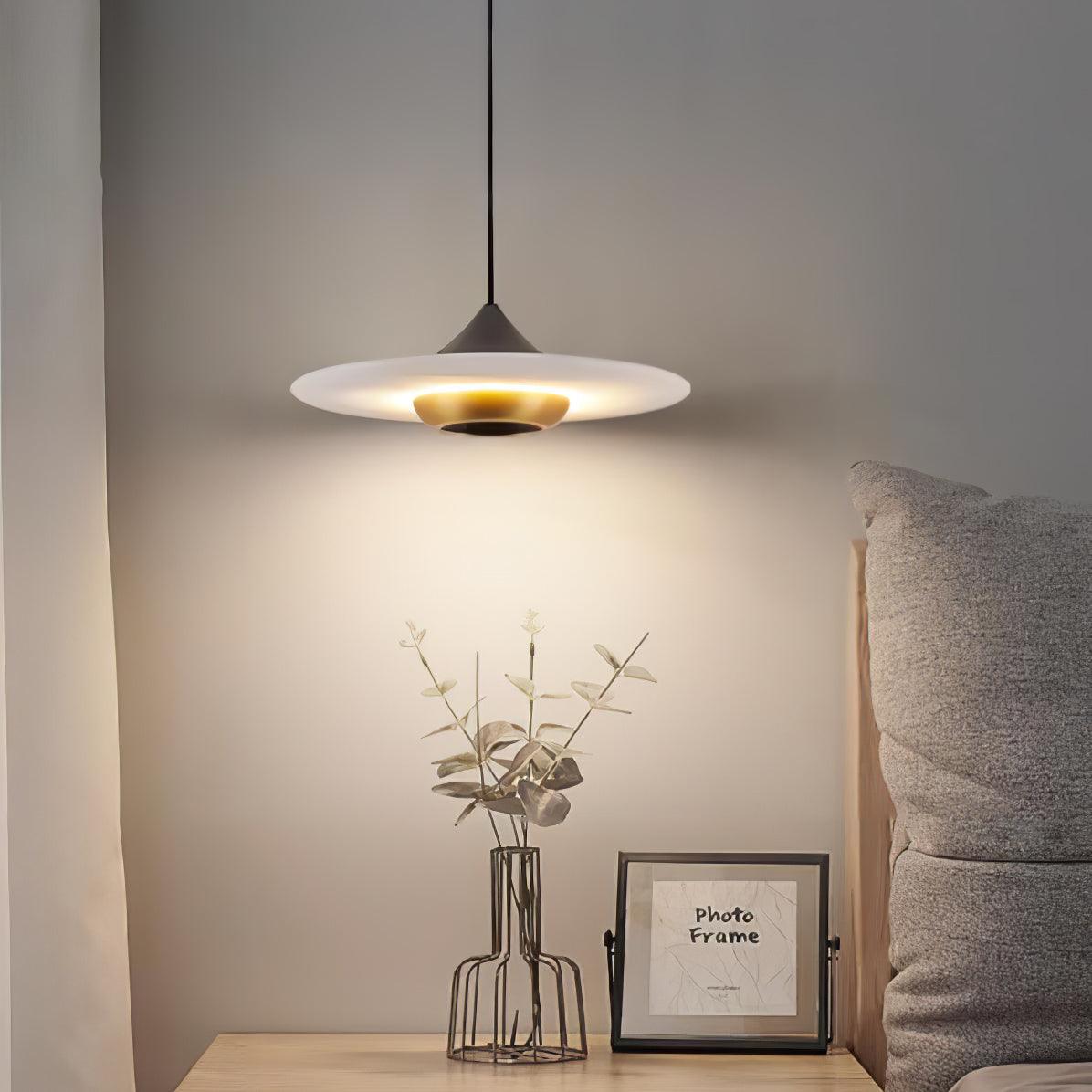 Marble Pendant Light | Elegant Flat Design for Home and Office Decor