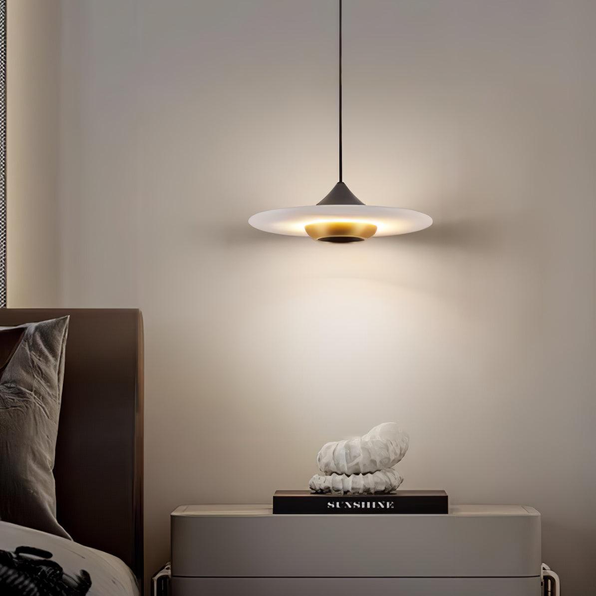 Marble Pendant Light | Elegant Flat Design for Home and Office Decor