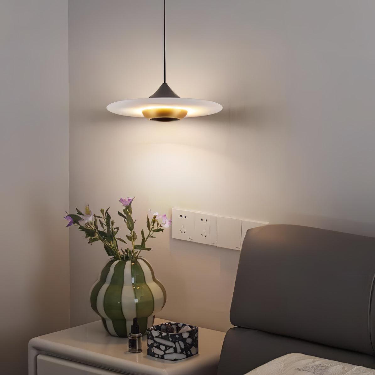 Marble Pendant Light | Elegant Flat Design for Home and Office Decor
