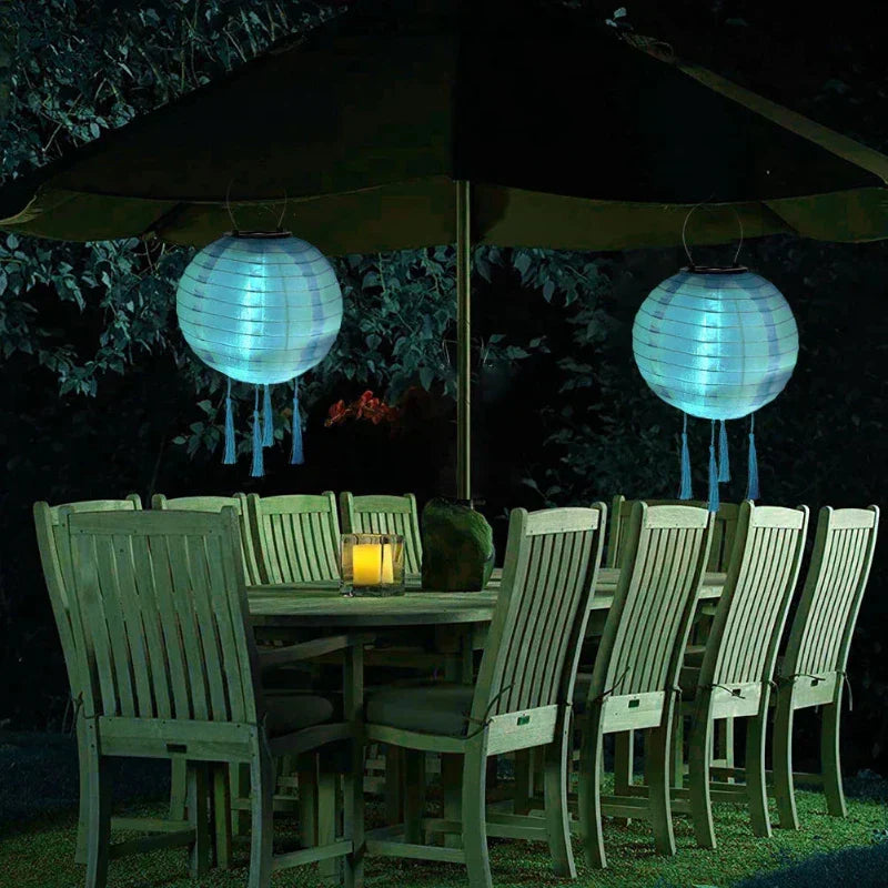 Waterproof Solar Pendant Light for Outdoor Spaces - Eco-Friendly Illumination