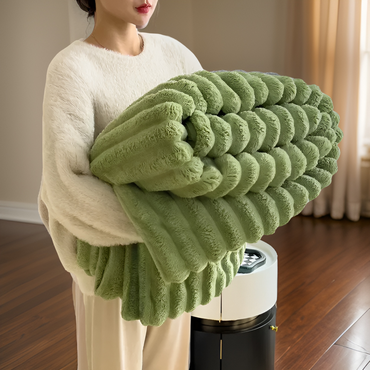 Fleece Blanket for Cozy Comfort in Living Room and Home Use