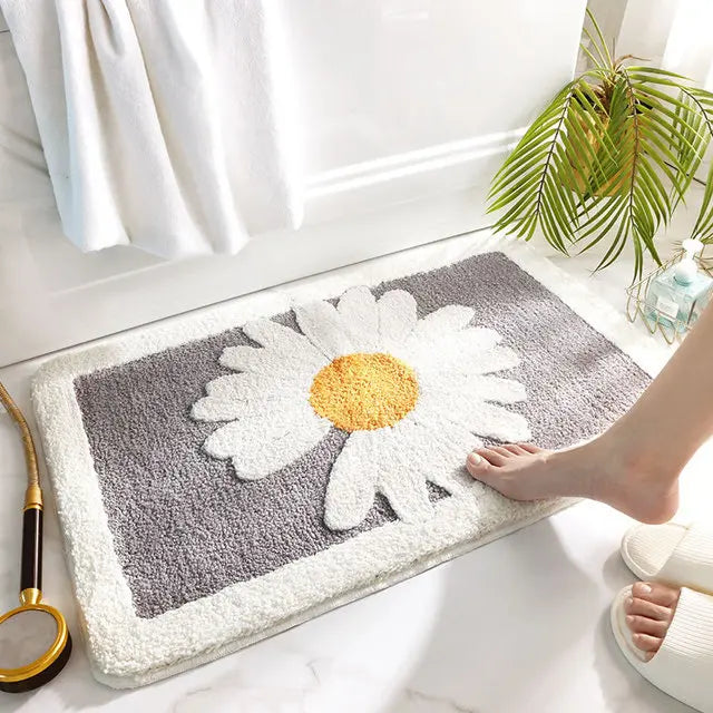 Non-Slip Bathroom Mat for Home | Soft, Absorbent, Quick-Dry Design