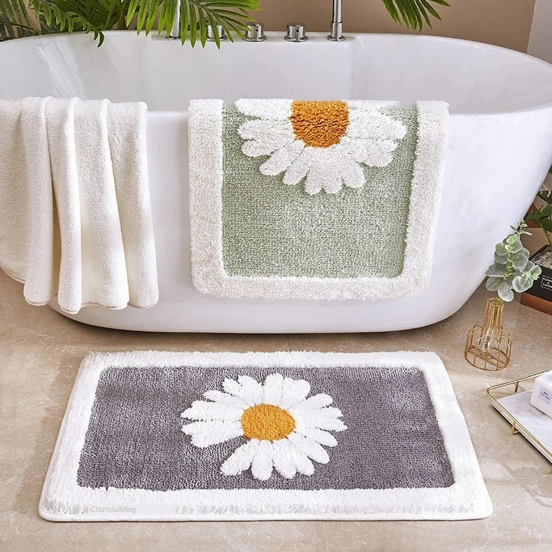 Non-Slip Bathroom Mat for Home | Soft, Absorbent, Quick-Dry Design