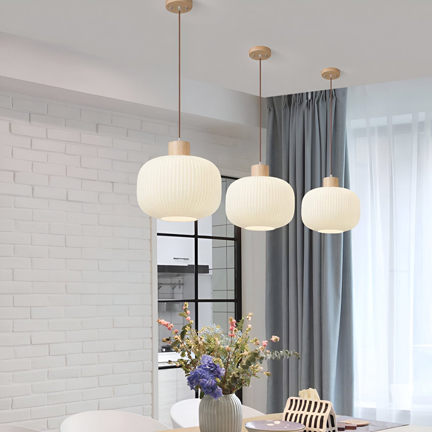 Japanese Pendant Light for Stylish Home and Office Illumination