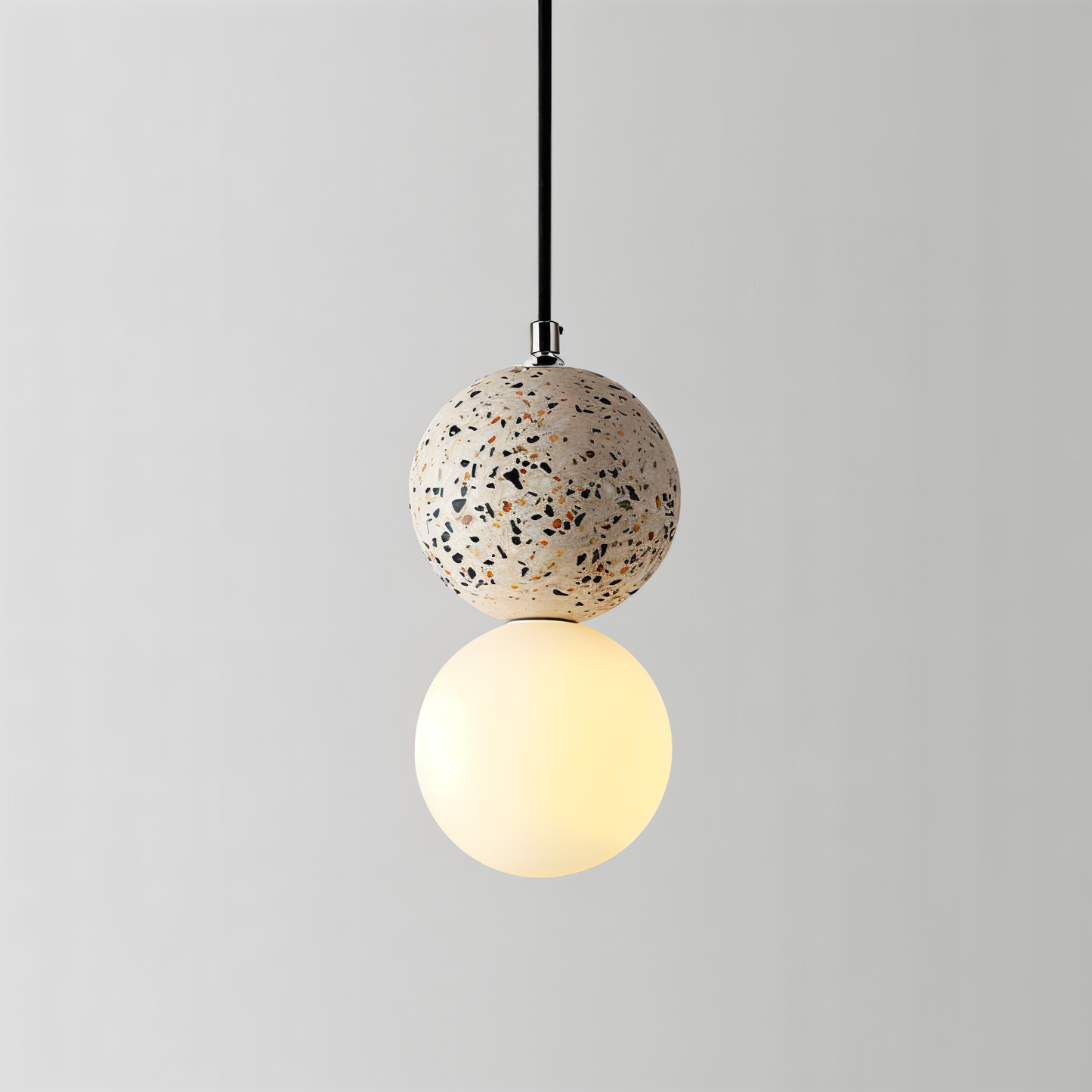 Double Sphere Pendant Light - Elegant Modern Lighting for Home & Office