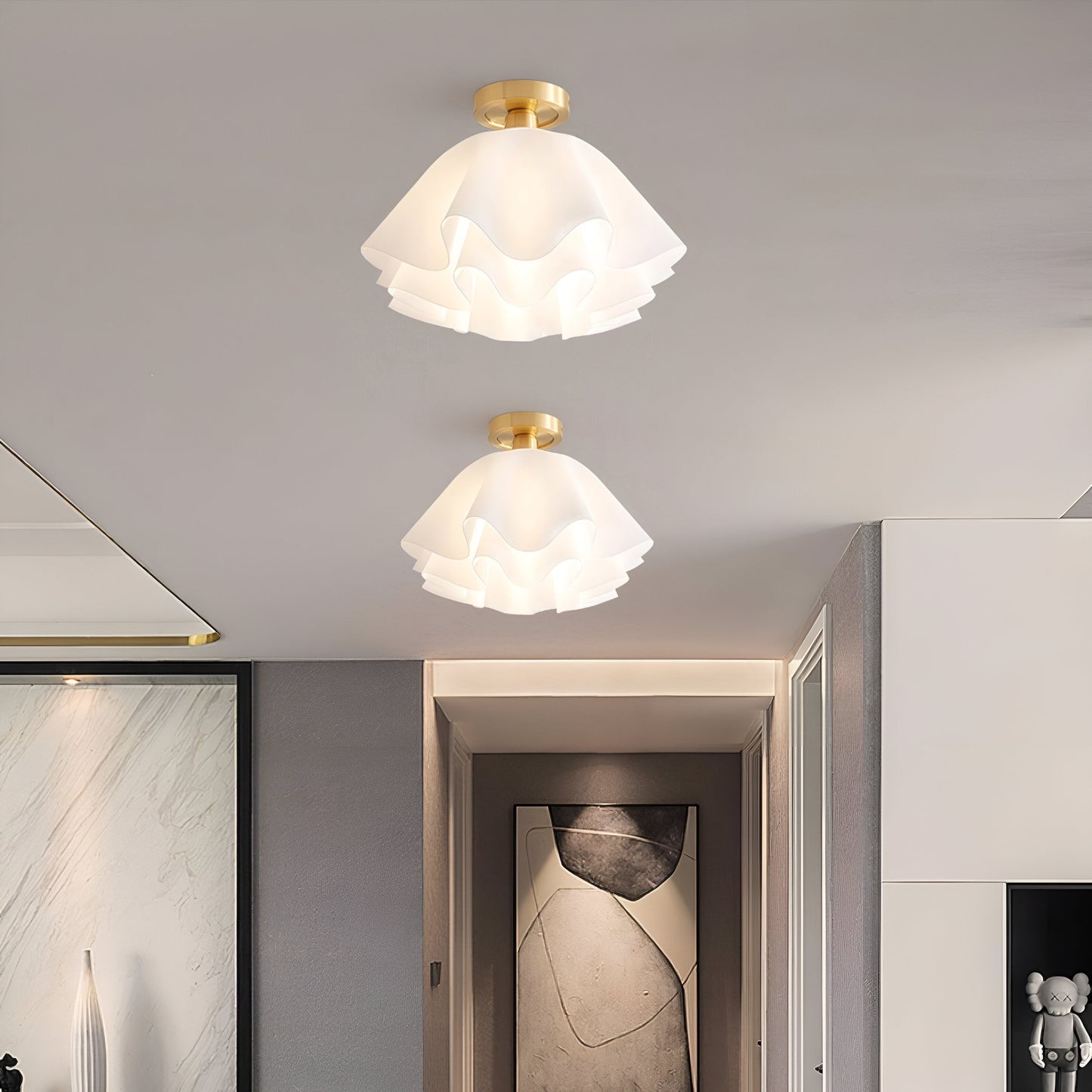 Acrylic Flower Ceiling Light | Elegant Home Lighting for Modern Spaces