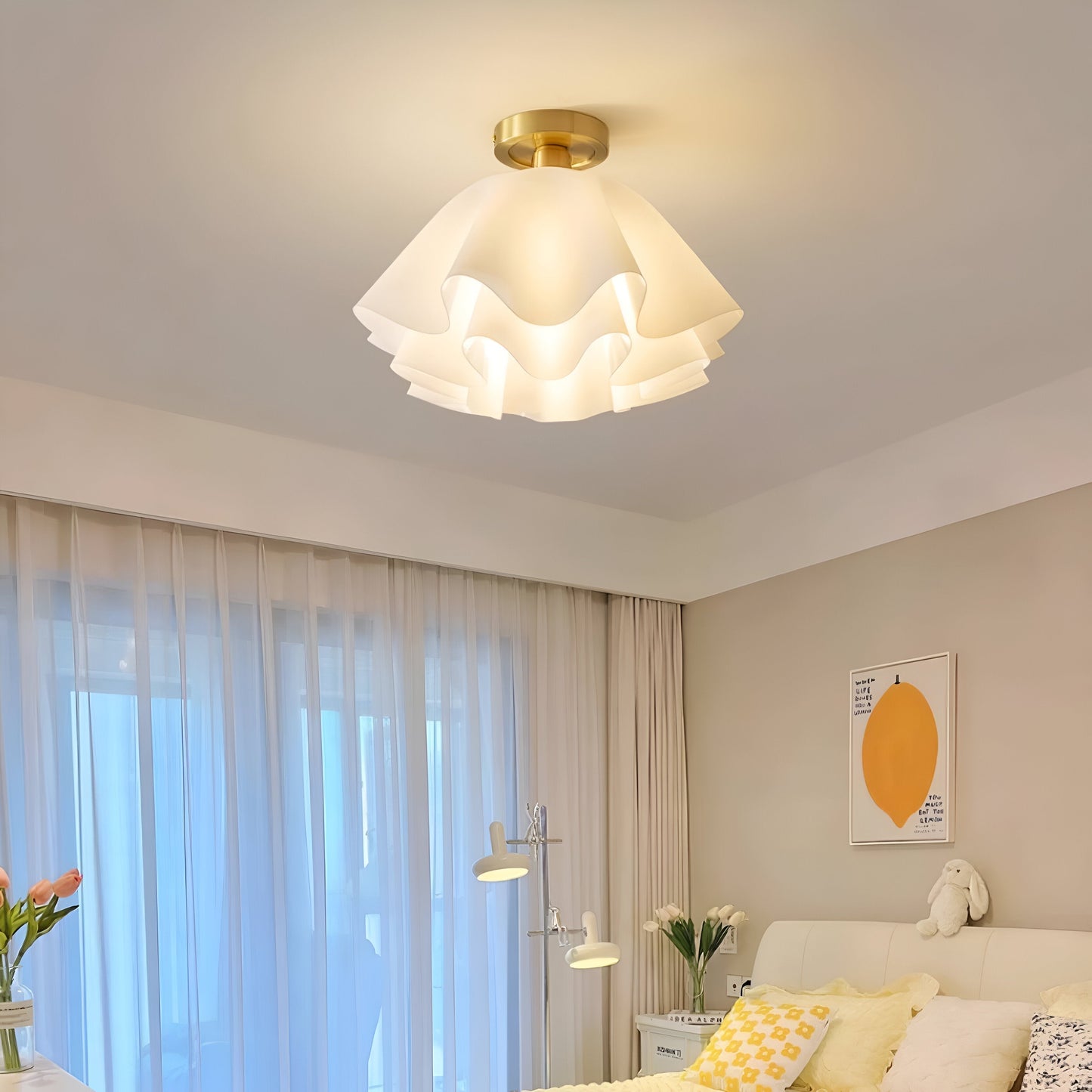 Acrylic Flower Ceiling Light | Elegant Home Lighting for Modern Spaces