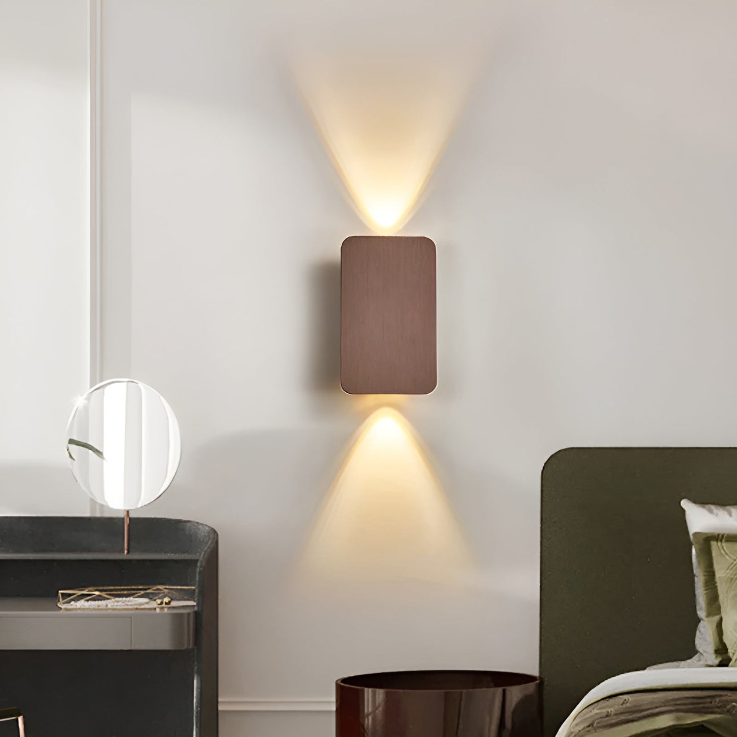 LED Wall Light - Mini Rectangular Minimalist Design for Home & Office