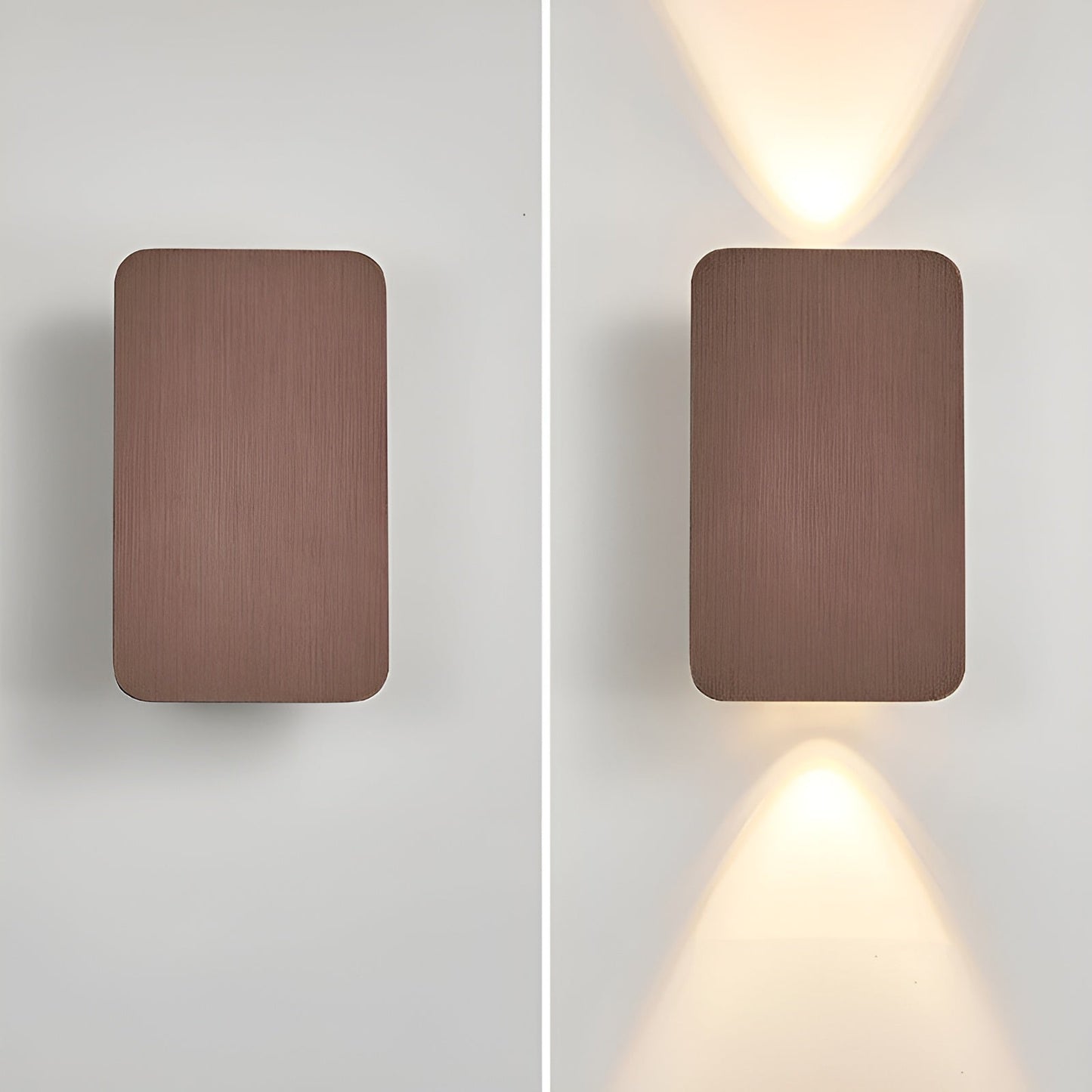 LED Wall Light - Mini Rectangular Minimalist Design for Home & Office