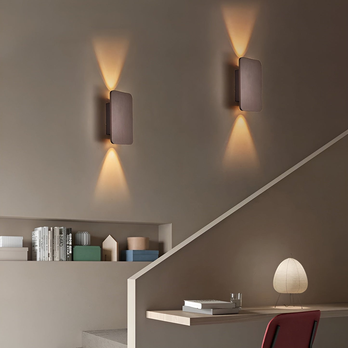 LED Wall Light - Mini Rectangular Minimalist Design for Home & Office