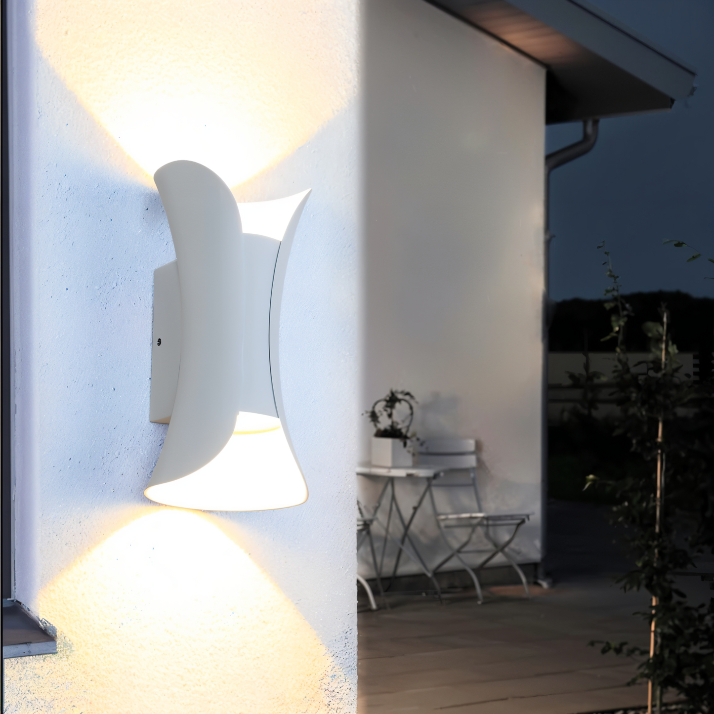 Waterproof LED Wall Light - Double-Head Outdoor Lighting for Home & Office