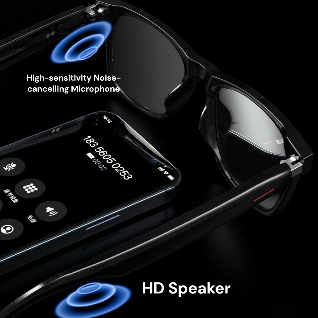 Smart Glasses for Men and Women – Stylish Voice Control Eyewear with Audio