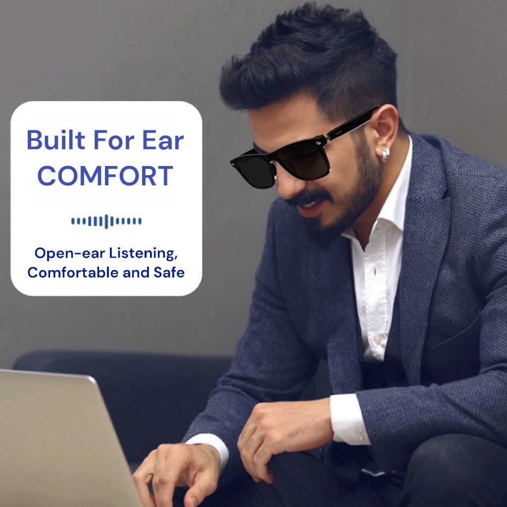 Smart Glasses for Men and Women – Stylish Voice Control Eyewear with Audio