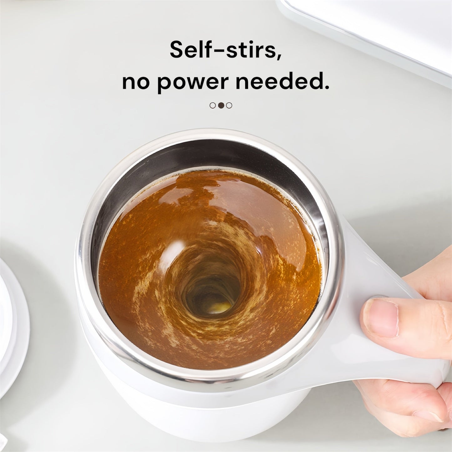 Auto Stirring Cup - Magnetic Mixing Kitchen Gadget for Effortless Cooking