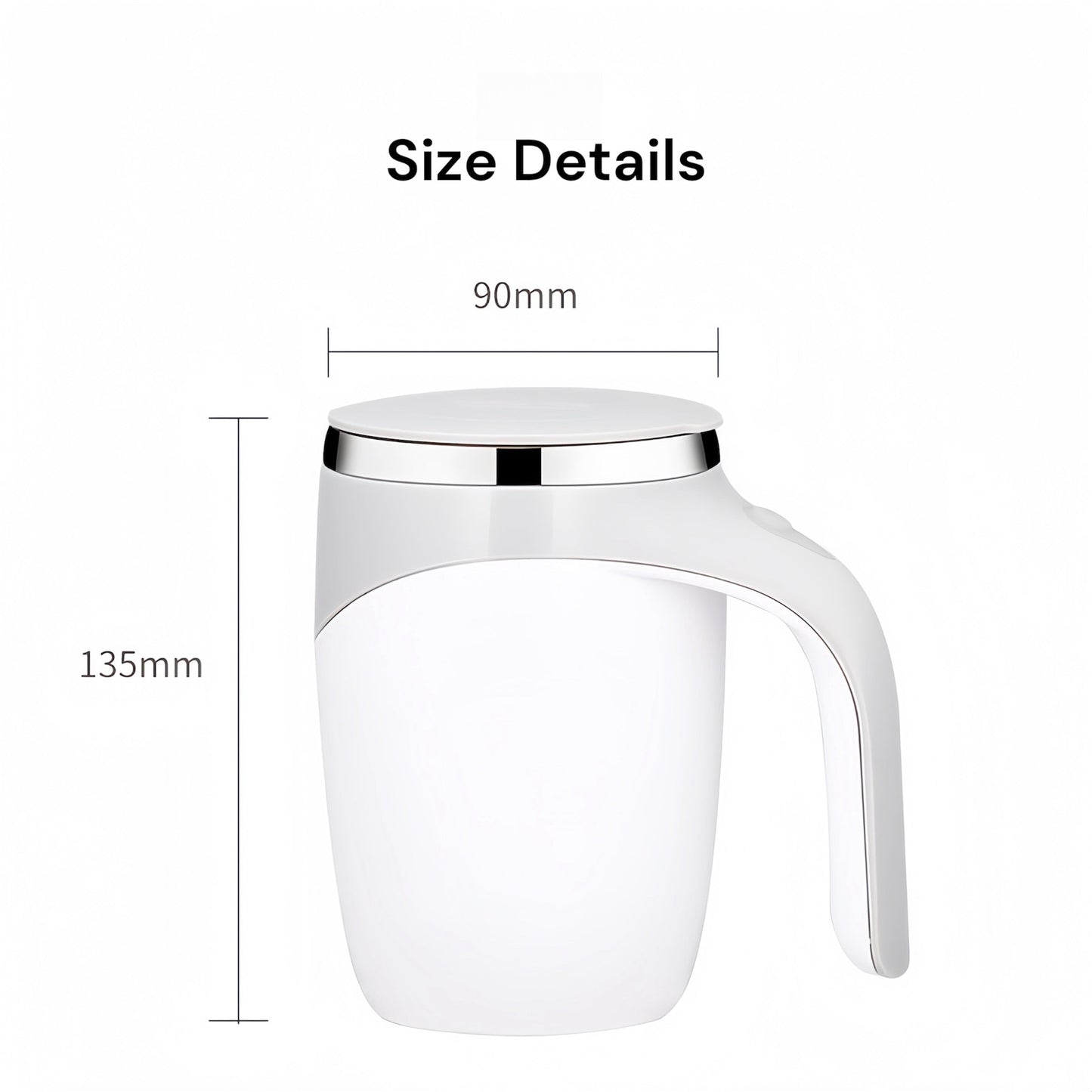 Auto Stirring Cup - Magnetic Mixing Kitchen Gadget for Effortless Cooking