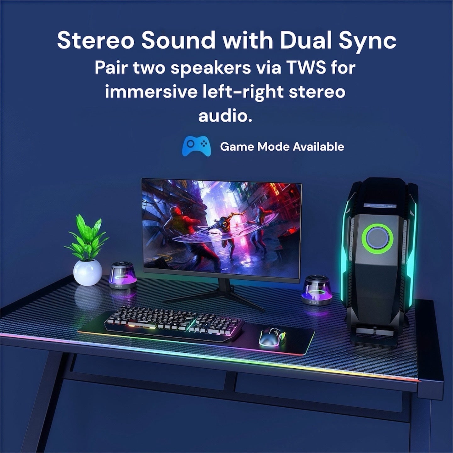 Magbeat Bluetooth Speaker with Multi-RGB Color Light, for Outdoor