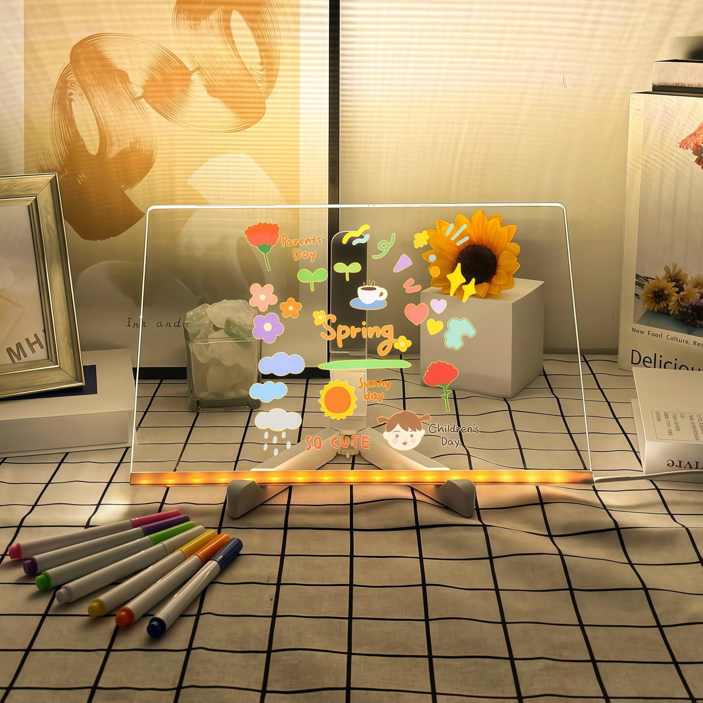LED Writing Board - Light-Up Drawing Tablet for Kids & Creative Art