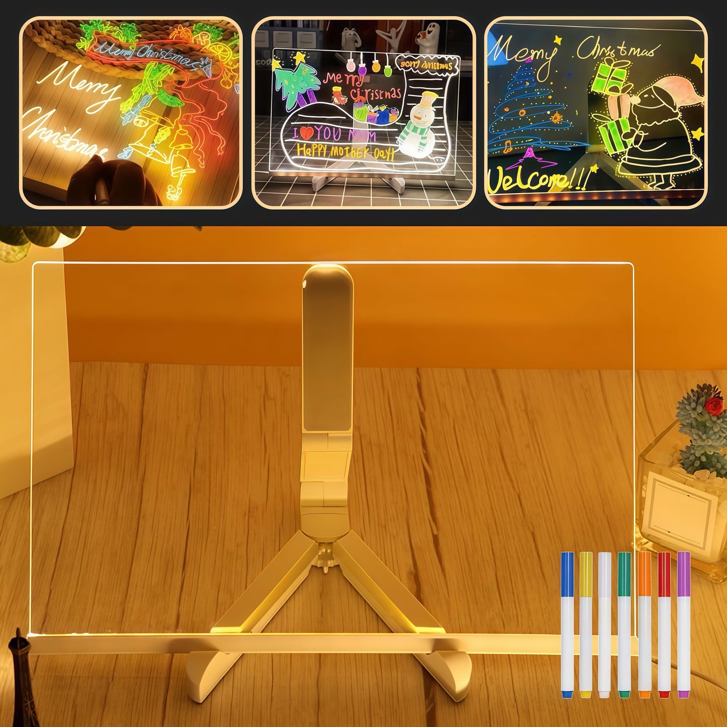 LED Writing Board - Light-Up Drawing Tablet for Kids & Creative Art