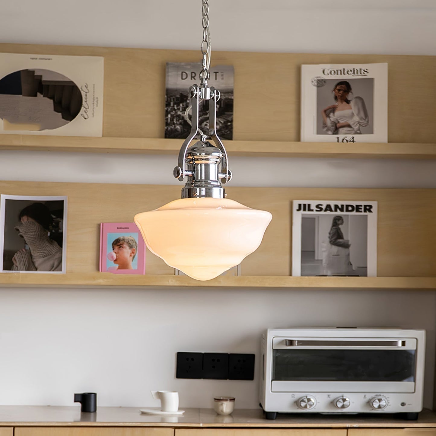Schoolhouse Pendant Light for Home and Office - Timeless Design, Durable Material