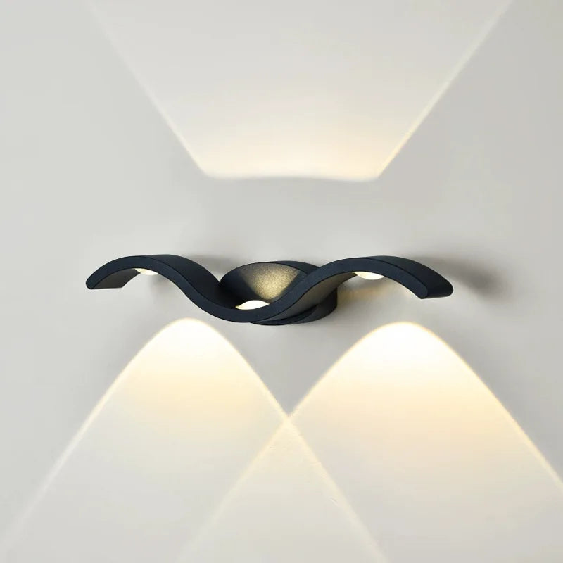 LED Wall Light for Outdoor Spaces - Elegant Design for Home & Garden