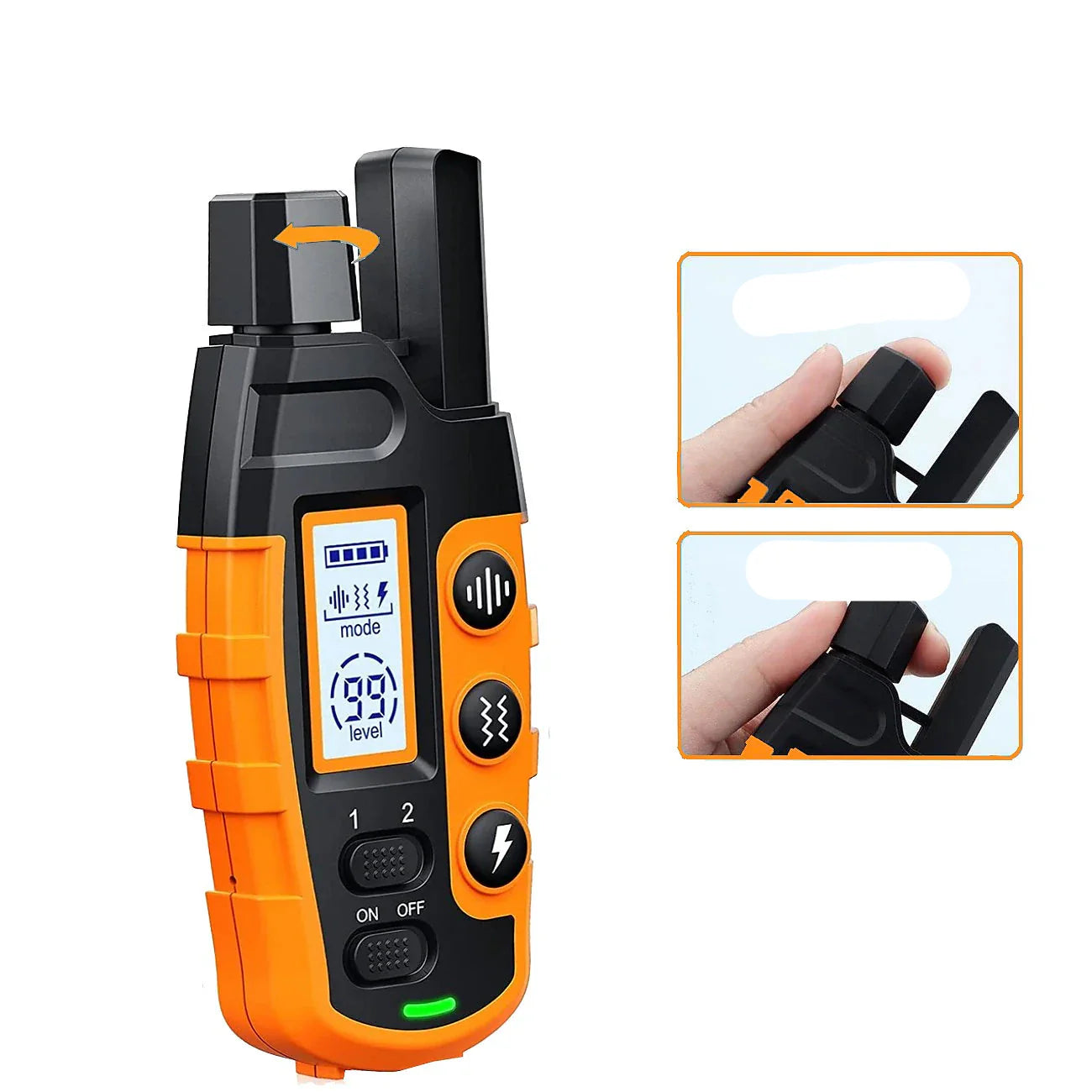 Dog Training Collar with Remote – Waterproof Rechargeable E-Collar for All Sizes