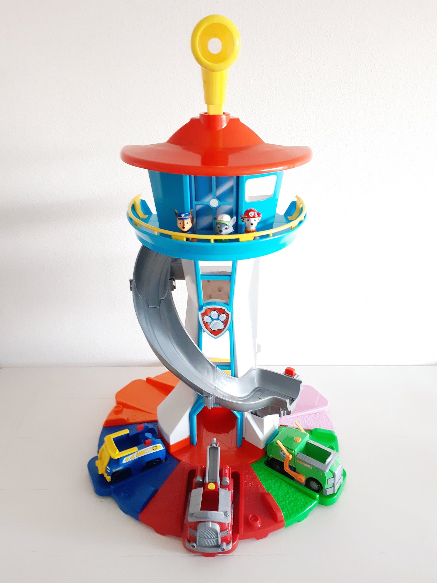 Kids Playset with Cars and Slide Track Set