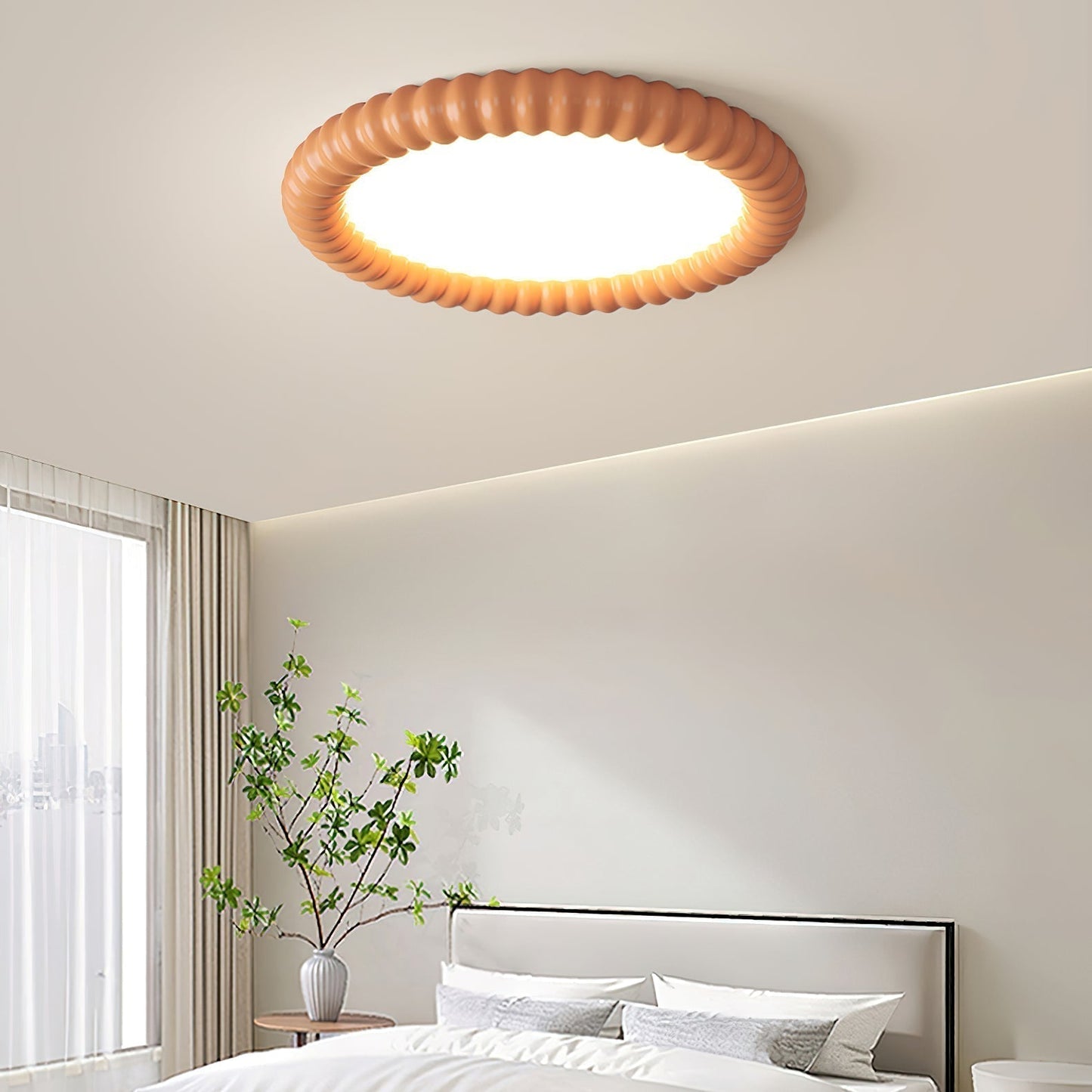 Modern Wave Design Ceiling Light for Home and Office Decor