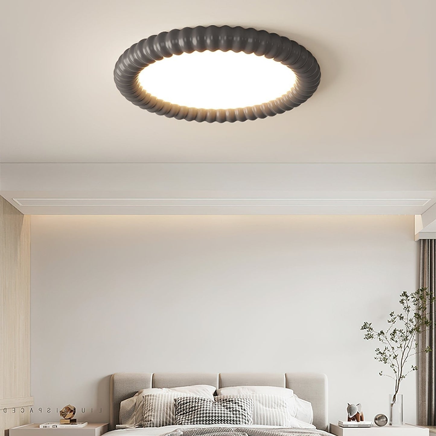 Modern Wave Design Ceiling Light for Home and Office Decor