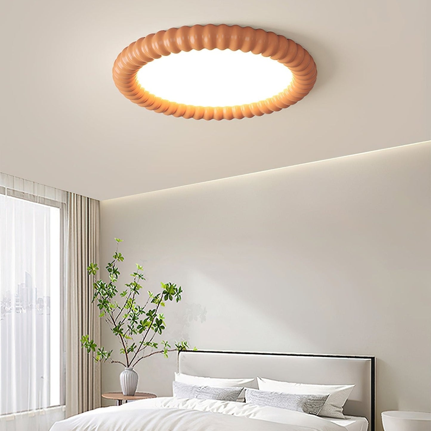 Modern Wave Design Ceiling Light for Home and Office Decor