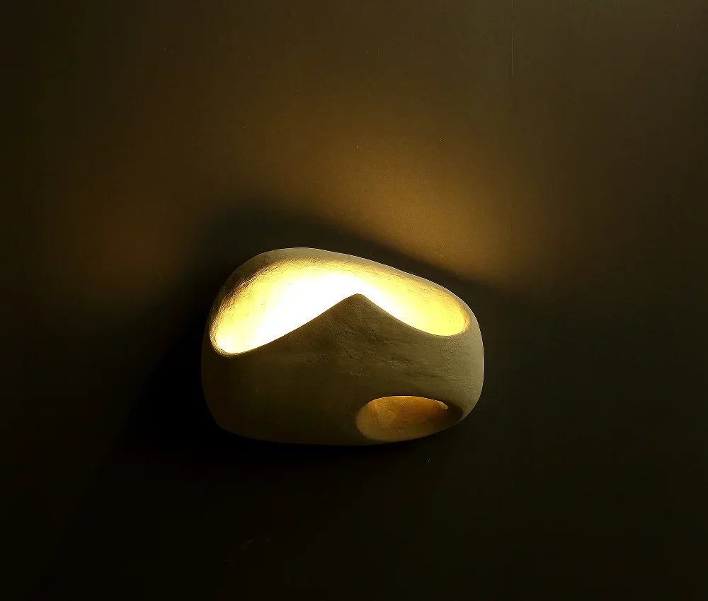 Cement Wall Light Fixture for Modern Home Decor and Ambient Lighting