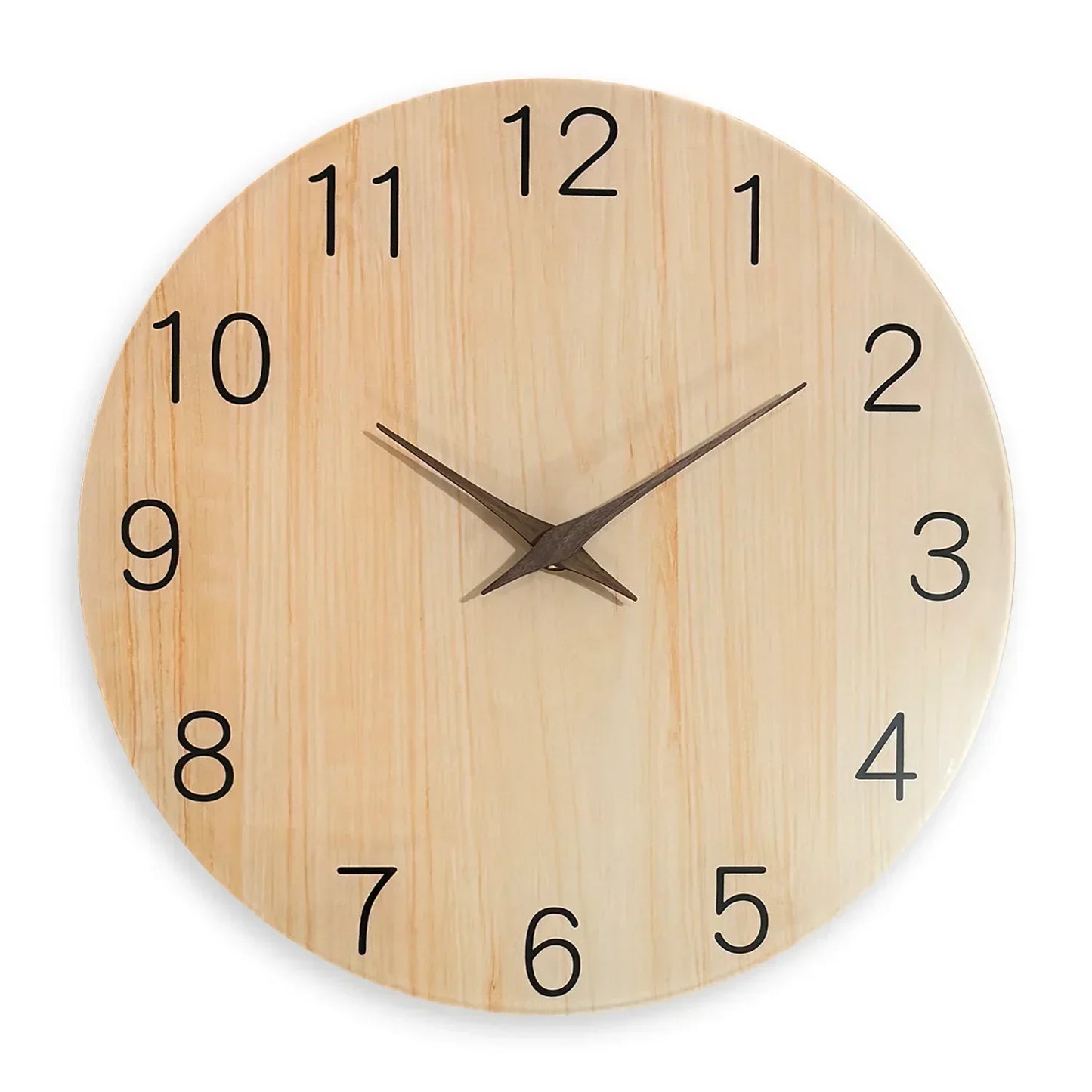 Rustic Wall Clock for Home Decoration - Stylish Wooden Timepiece for Living Room