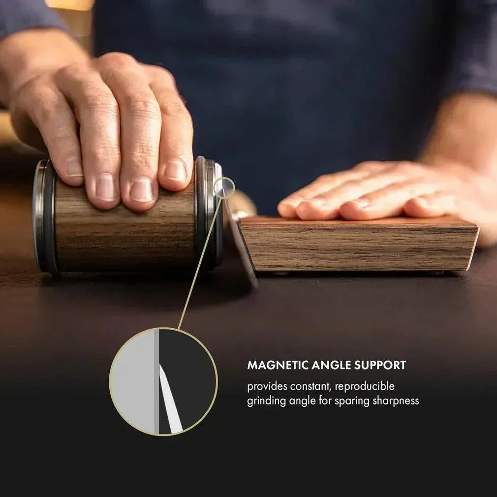 Professional Kitchen Knife Set with Sharpener – High-Quality Chef Knives