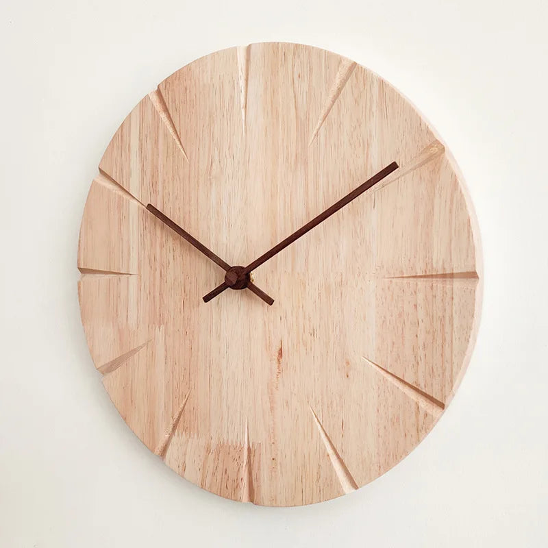 Scandinavian Wall Clock for Home and Office - Aesthetic Design, Modern Style