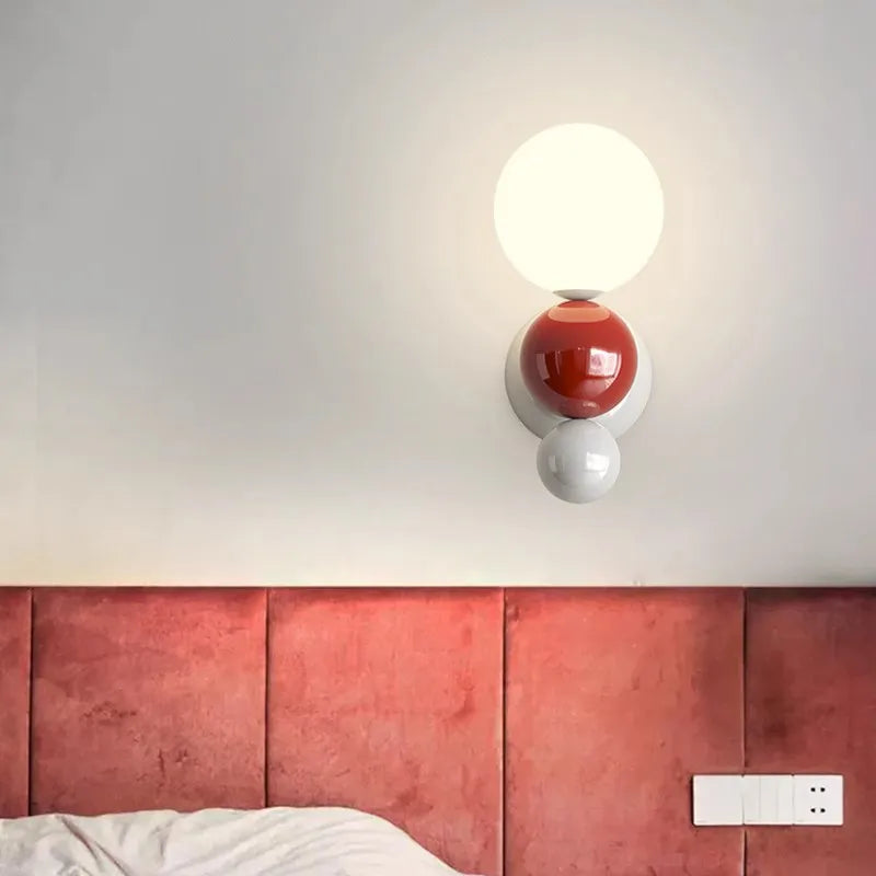 Adjustable Wall Lamp with Elegant Pearl Finish for Home and Office Decor