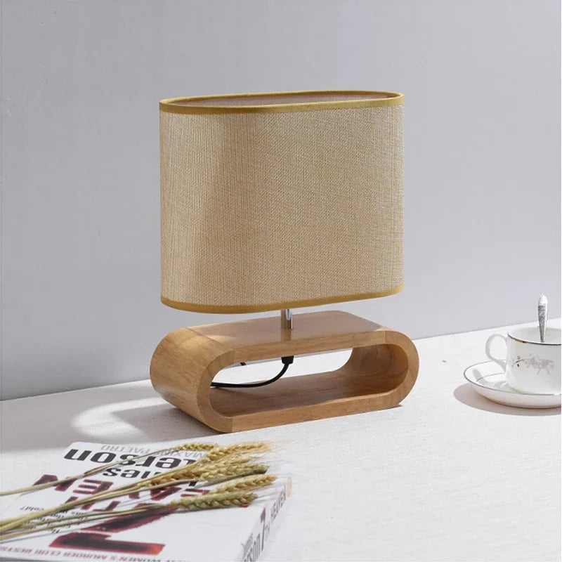 Wooden LED Desk Lamp for Home Office - Modern, Eco-Friendly Lighting