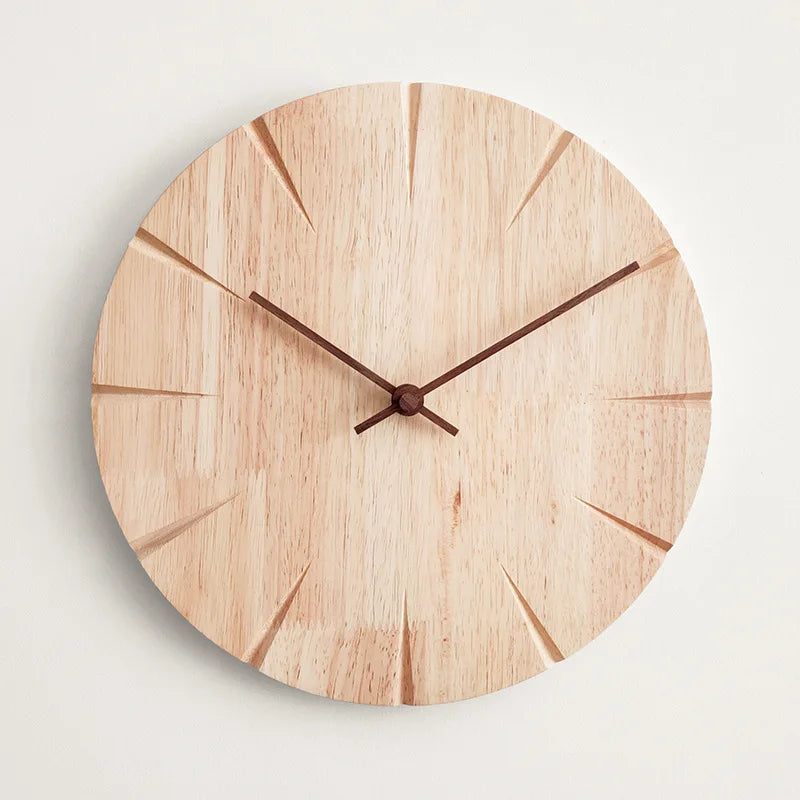 Scandinavian Wall Clock for Home and Office - Aesthetic Design, Modern Style